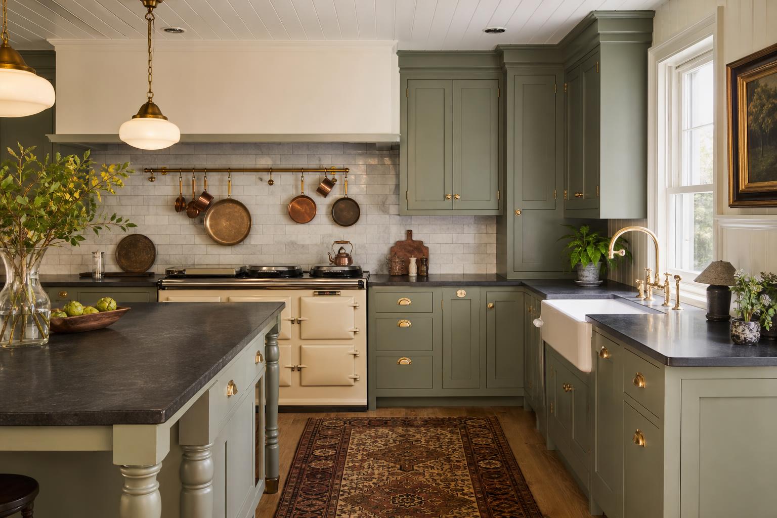 Brookline English Country Kitchen